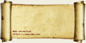 Javor Bzeničanin vizit kartica